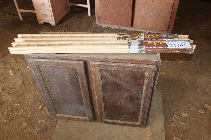 Lot of (3) Cabinet, Rails