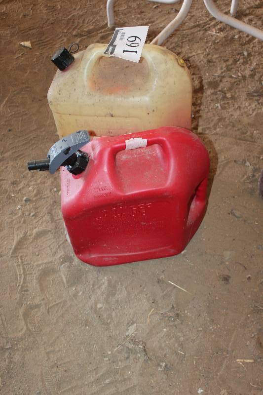 Lot of (2) Gas Cans
