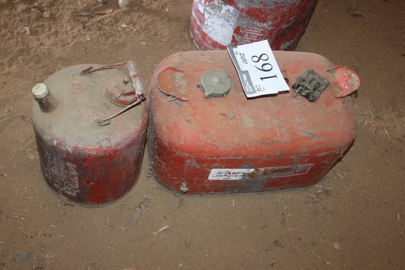 Lot of (2) Gas Cans