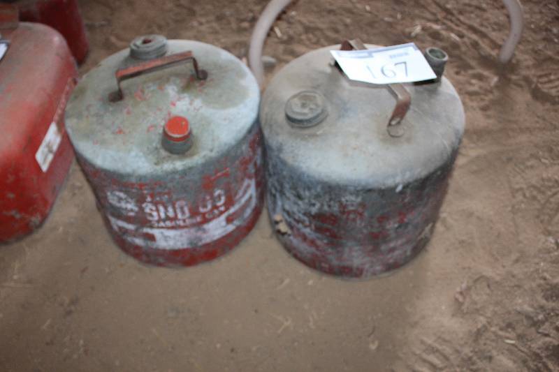 Lot of (2) Gas Cans