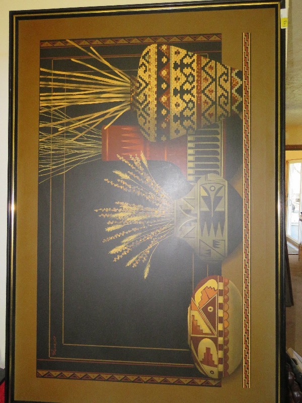 lot 43 image: Oil Print
