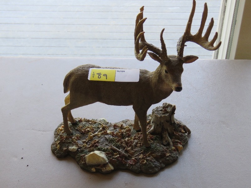lot 89 image: Buck Statue