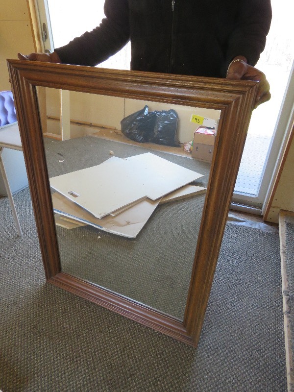 lot 93 image: Large Mirror