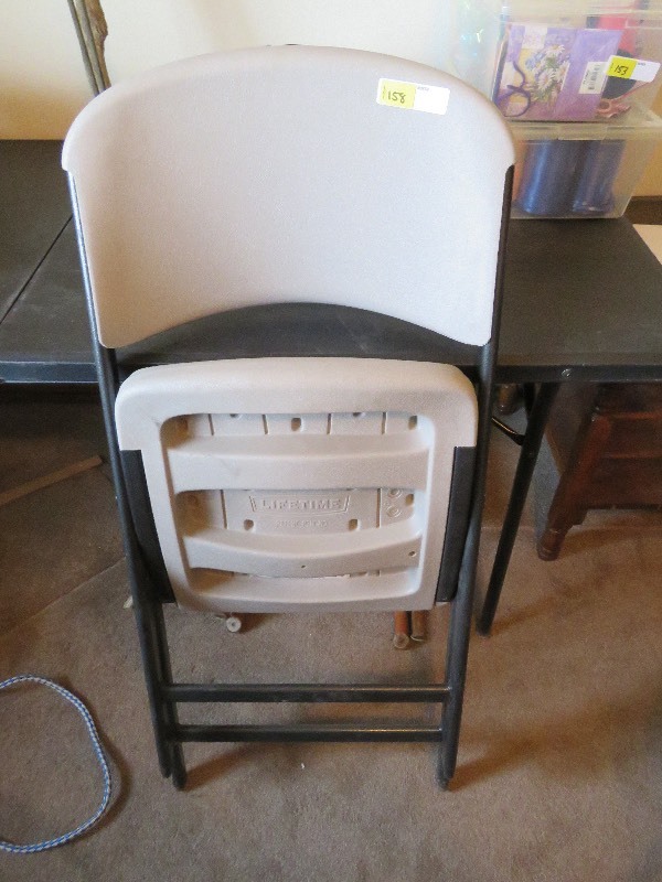 lot 158 image: Plastic chair