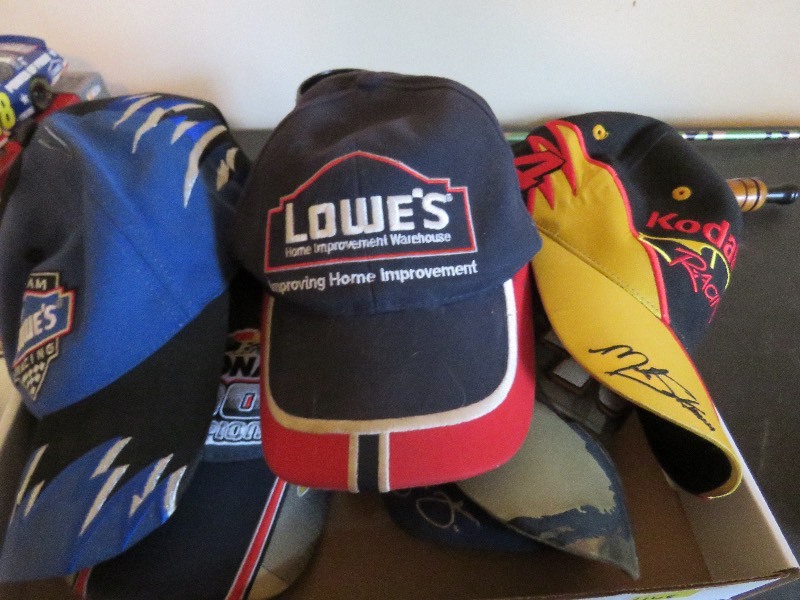 lot 168 image: Nascar Ball Caps