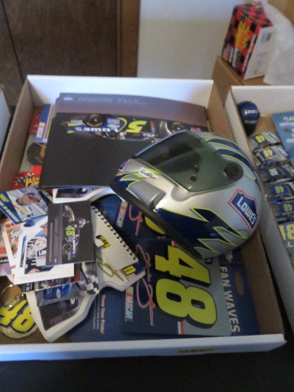 lot 183 image: Jimmie Johnson collectibles
