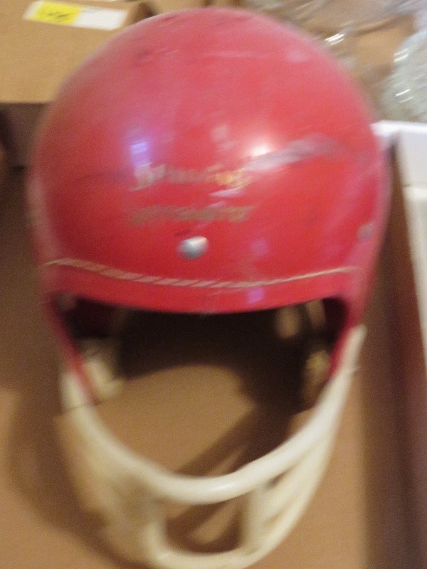 lot 196 image: Vintage Spaulding Football Helmet