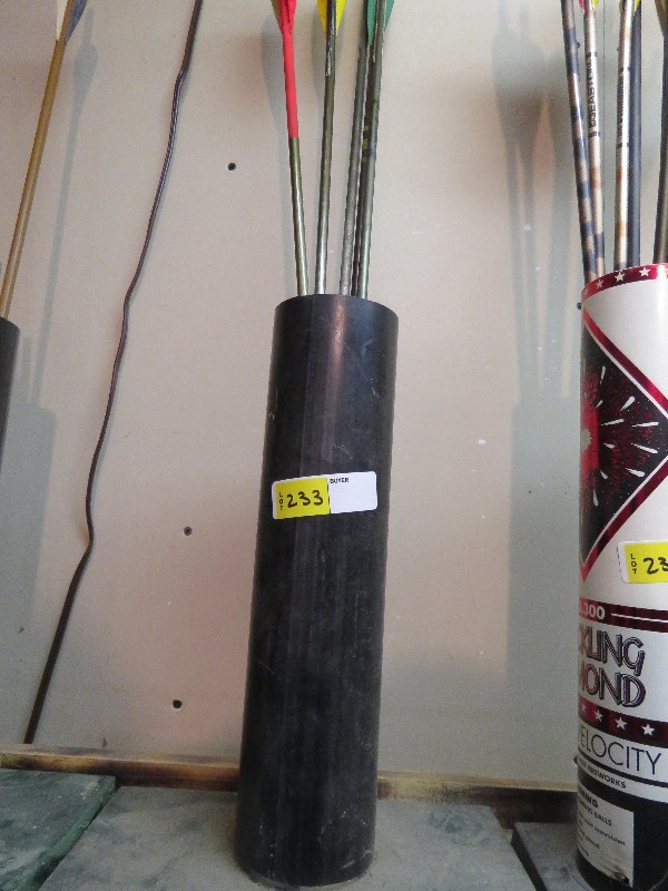 lot 233 image: Tube of arrows