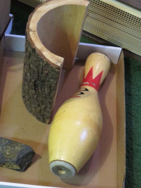 lot 248 image: vintage Bowling Pin