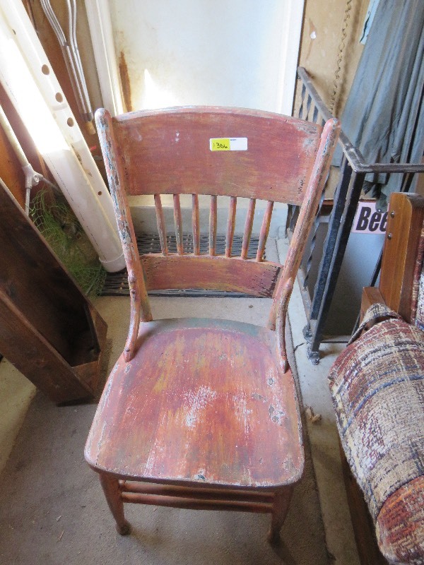 lot 306 image: wood chair