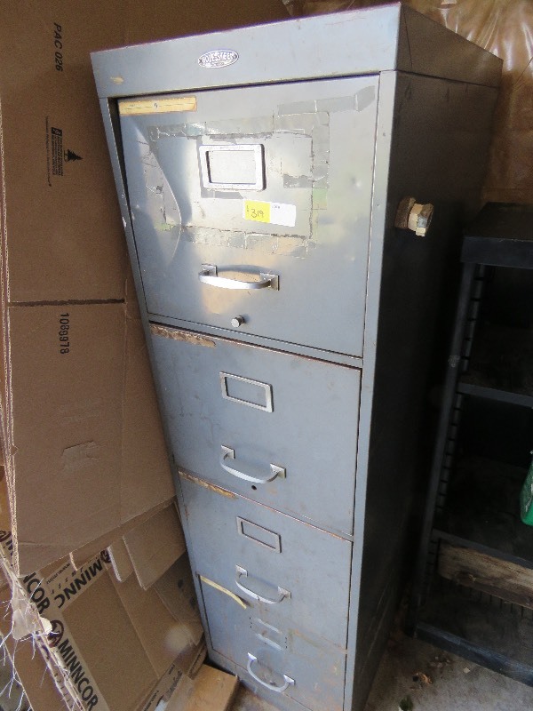 lot 319 image: File Cabinet