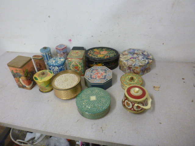 lot 113 image: Miscellaneous Collector Tins