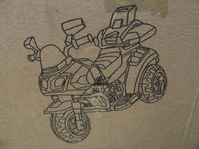 Electric 3-Wheel Motorcycle