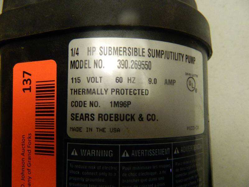 Craftsman Utility Pump