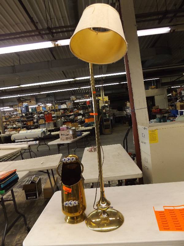 Lamp and Brass Scoop