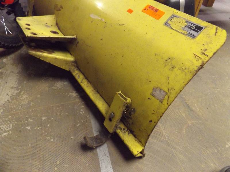 John Deere snow pusher blade