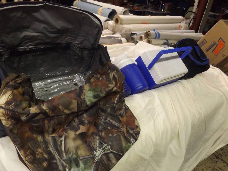 Coolers and Duffle Bags