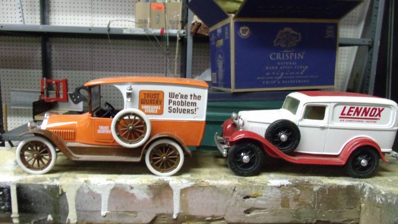2 unboxed ERTL Cars