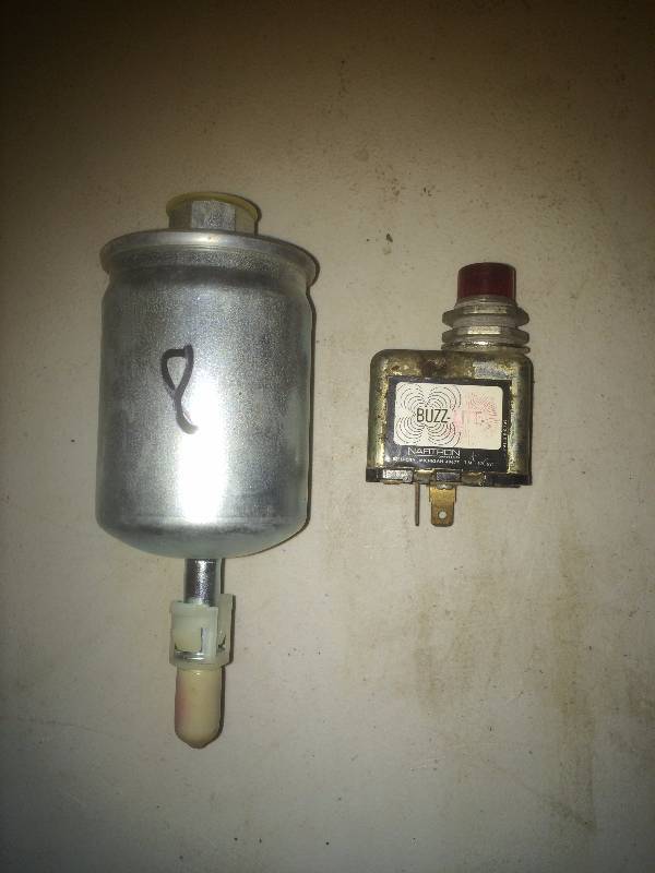 Buzzer light and new fram fuel filter