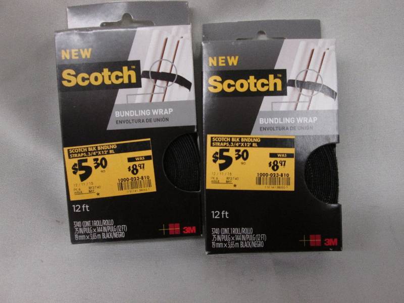 Lot of 2 Scotch bundling wrap 12 ft...