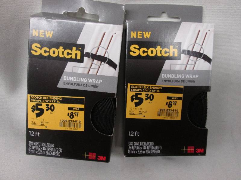 Lot of 2 Scotch bundling wrap 12 ft...