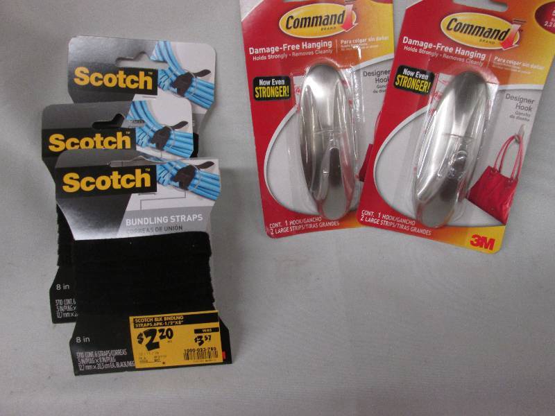 2 Command Designer hooks, 3pk of Sc...