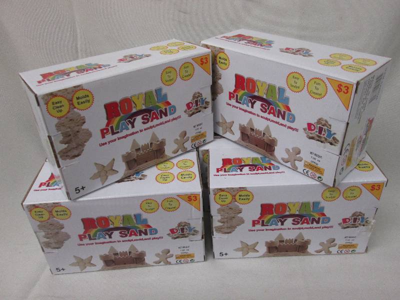 Lot of 6 Royal Play Sand - moldable...