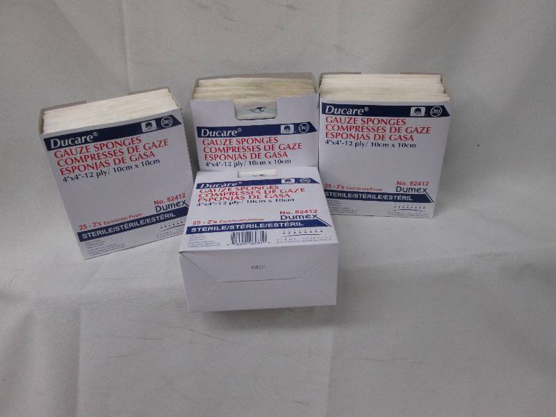 Lot of 4  Ducare Gauze 4x4 Spong...
