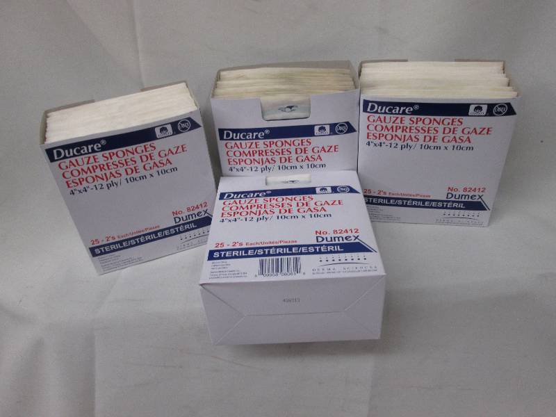 Lot of 4  Ducare Gauze 4x4 Spong...