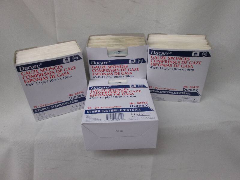 Lot of 4  Ducare Gauze 4x4 Spong...