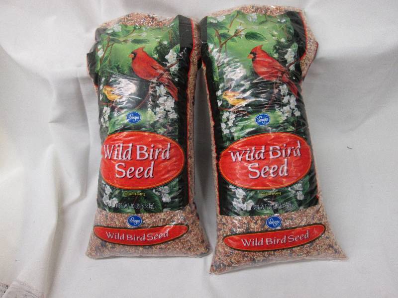 Lot of 2 Kroger Wild Bird Seed 10 l...
