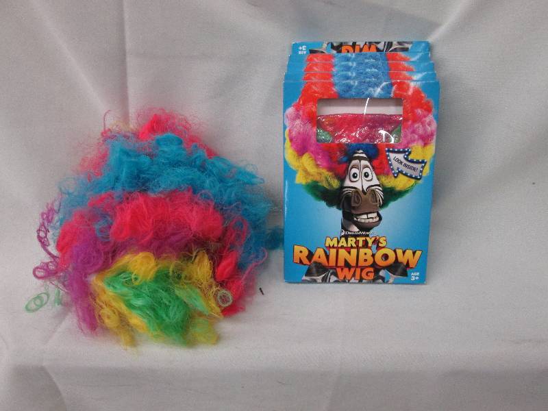 Lot of 5 Martys Rainbow Wigs...