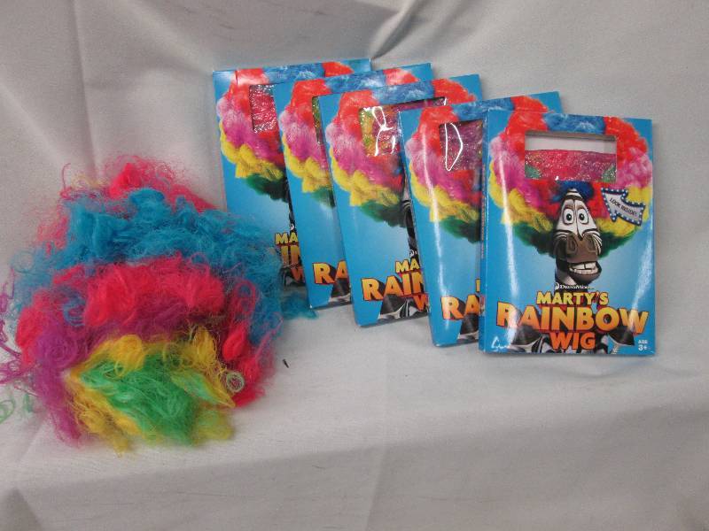 marty's rainbow wig