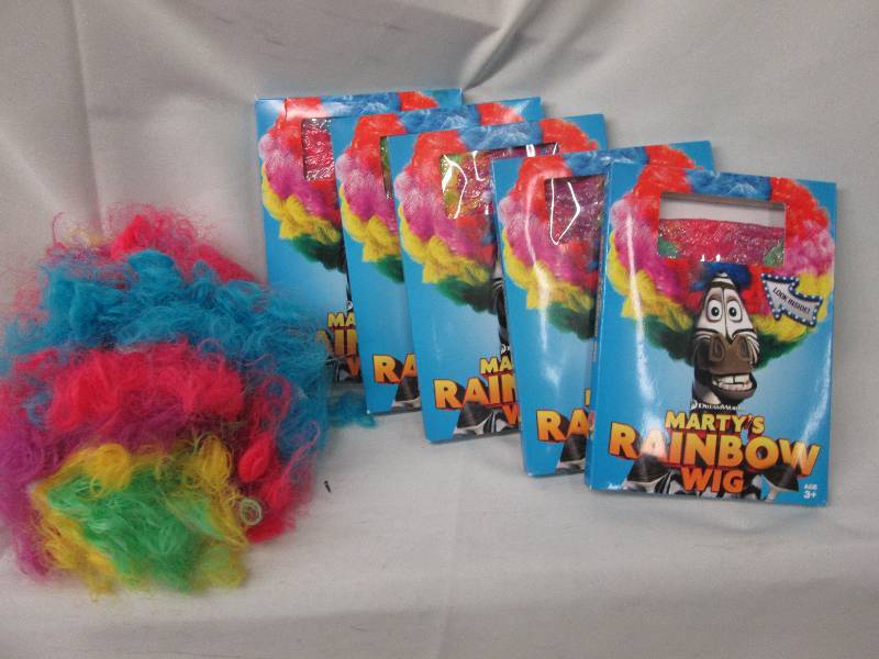 marty's rainbow wig
