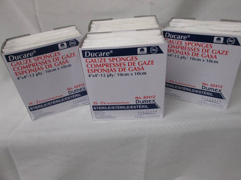 Lot of 4  Ducare Gauze 4x4 Spong...
