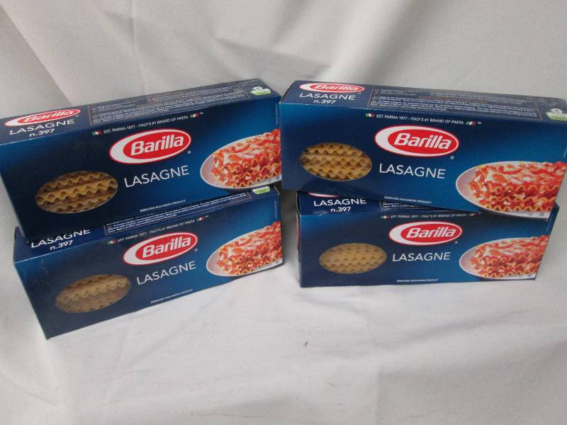 Lot of 4 boxes Barilla Lasagne past...