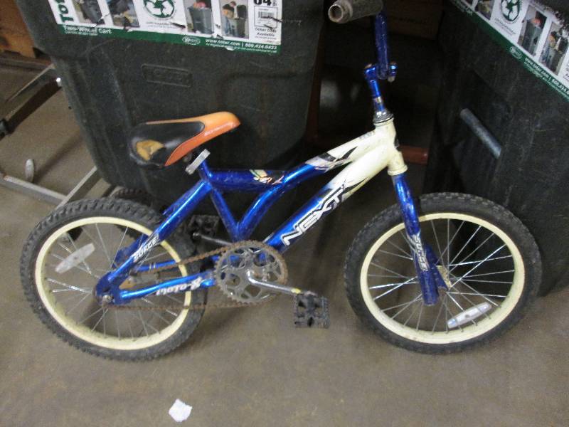 Kids blue bike...