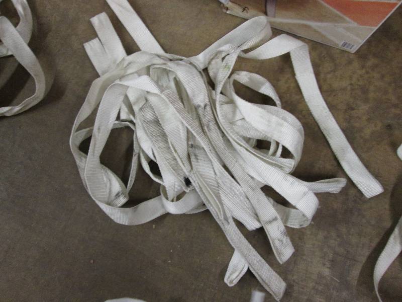 Lot of 10 double loop woven tow str...