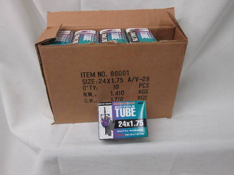 Case of 10 Michigan bicycle tubes 2...