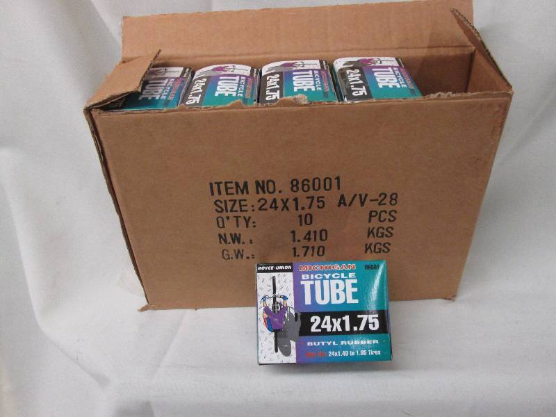 Case of 10 Michigan bicycle tubes 2...