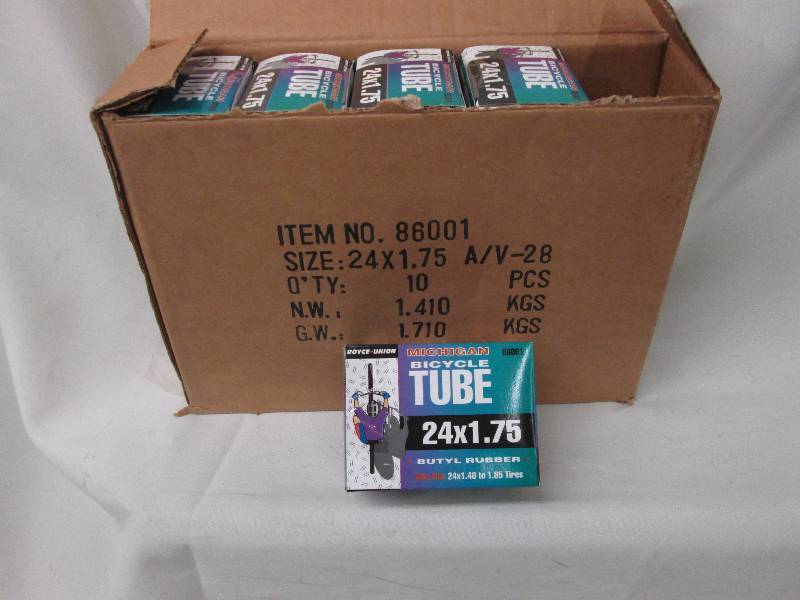 Case of 10 Michigan bicycle tubes 2...