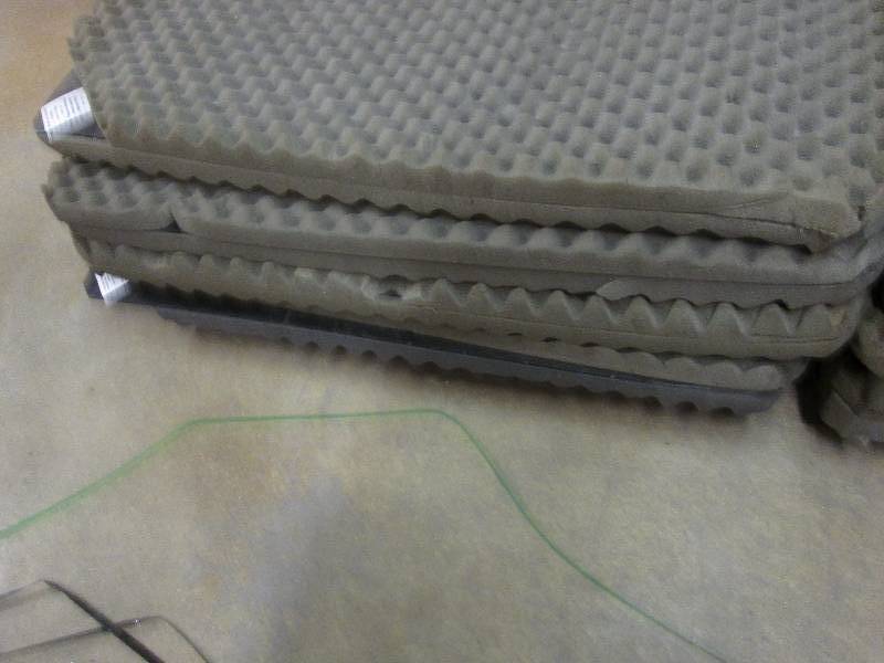 Lot of 5 pr Eggcrate foam packing 4...