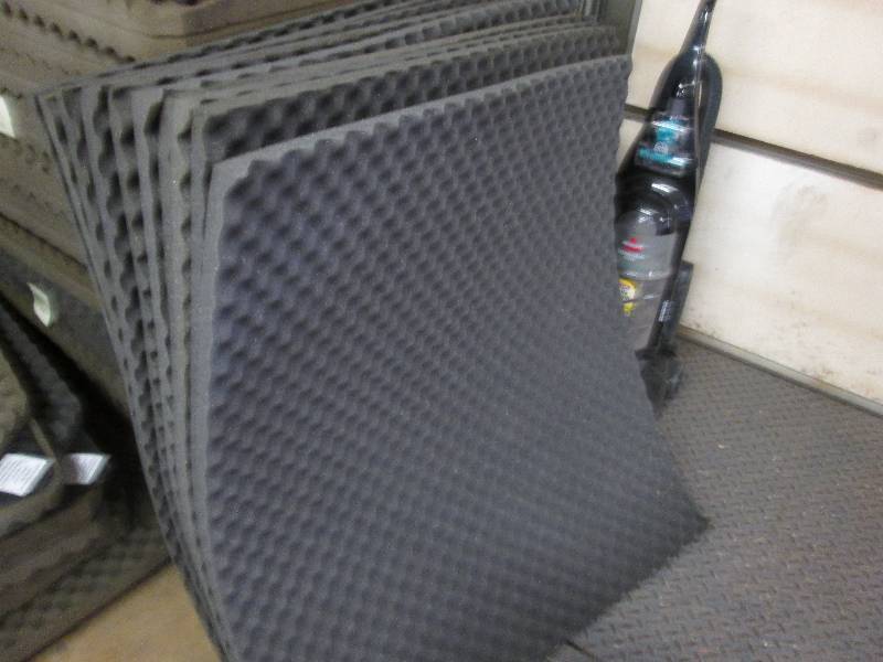 Lot of 10 single Eggcrate foam pack...