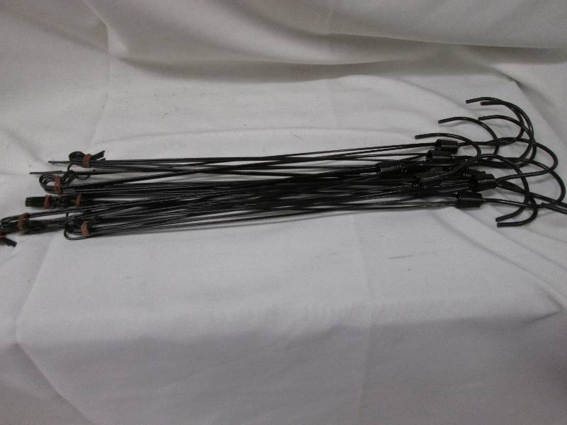 Lot of 10 wire metal pot hangers - ...