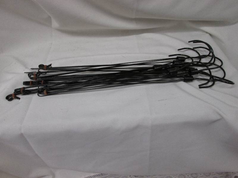 Lot of 10 wire metal pot hangers - ...