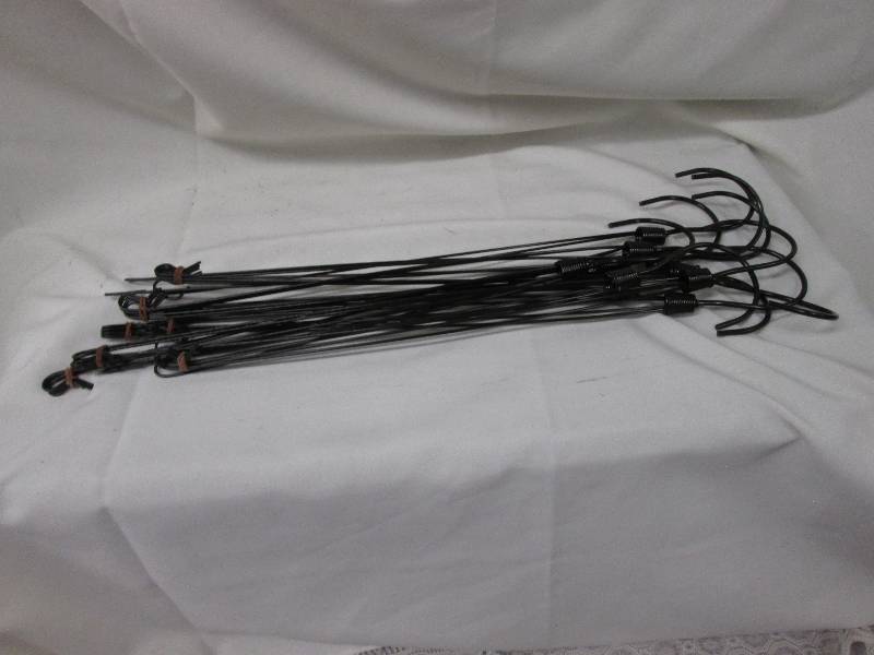 Lot of 10 wire metal pot hangers - ...