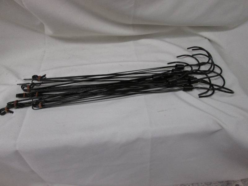 Lot of 10 wire metal pot hangers - ...