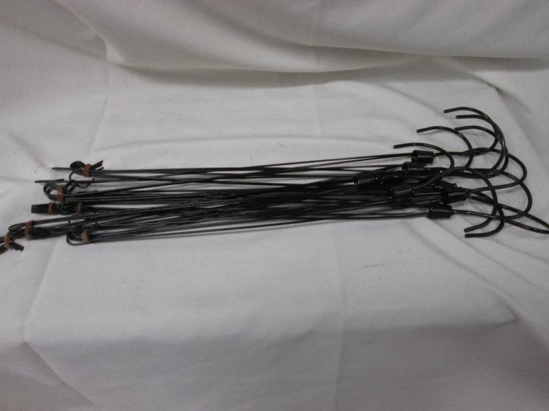 Lot of 10 wire metal pot hangers - ...