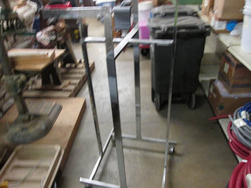 Chrome display rack...