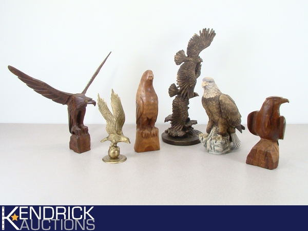 6 Eagle StatuesSculptures